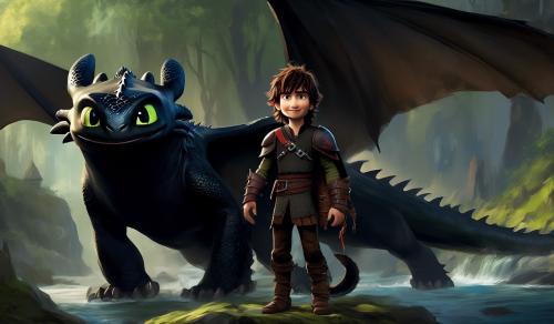 toothless and hiccup