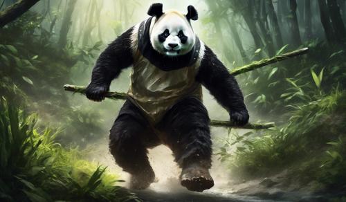 Panda on beast mode