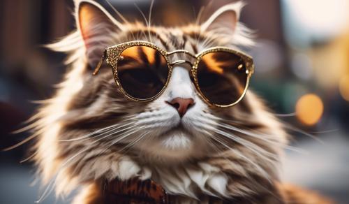 cat wearing sunnies