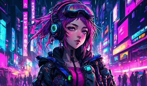 cyberpunk girl sexy