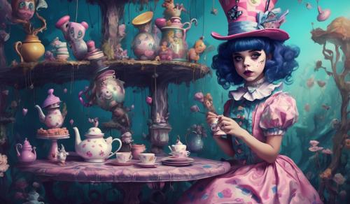 Melanie Martinez mad hatter cute creepy wallpaper for laptop