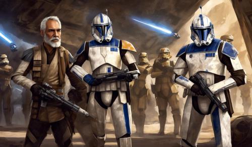 Star wars captain rex and commander