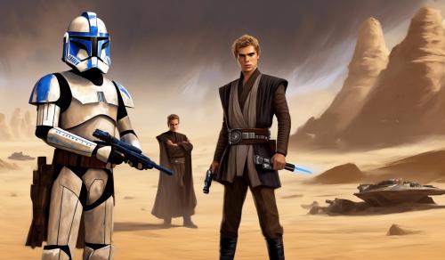 Captain rex and Anakin skywalker