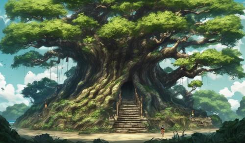 one piece onigashima tree