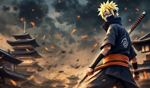 Naruto Look Like Minato in fourth great ninja WAR