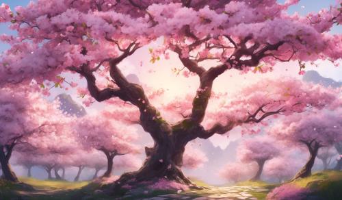 Cherry blossom tree