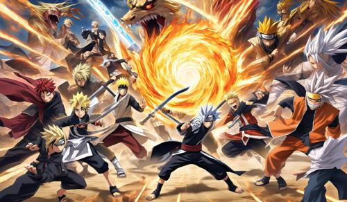 Naruto vs bleach vs yugioh vs sword ard online