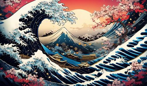 black wave of kanagawa