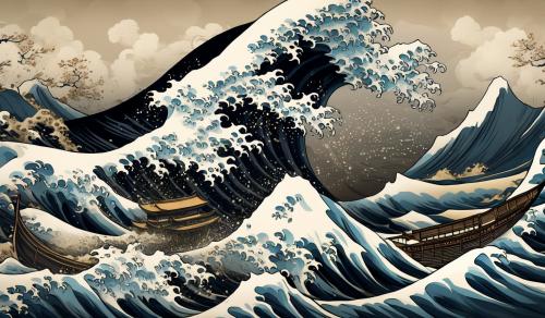 black wave of kanagawa