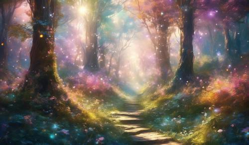 magic summer forest