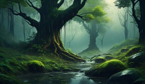 rainy forest