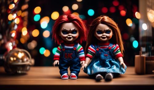 chucky doll and tiffany doll 