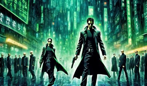 The Matrix, neo fighting