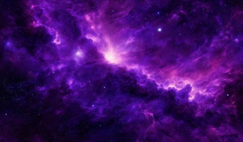 Dark purple nebula