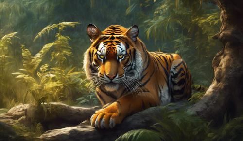 a tiger