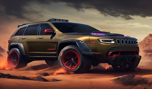 Jeep trackhawk and hellcat demon