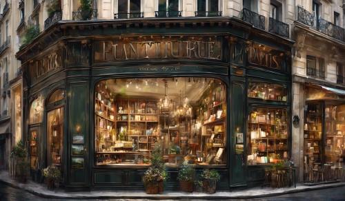 Funiture store in Paris district