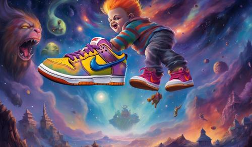 Nike dunks on chucky