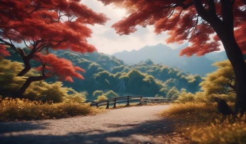  4k Realistic  HD landscape of Shoto Todoroki, 