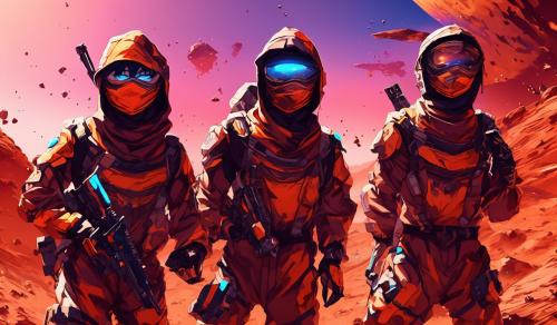 one ninja guys in mars