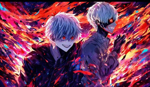 kaneki embacing toka