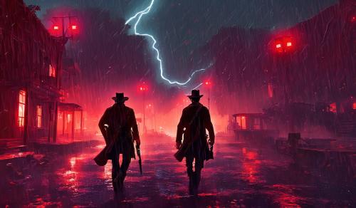 Red dead redemption 2 Arthur morgan. sad . rain .