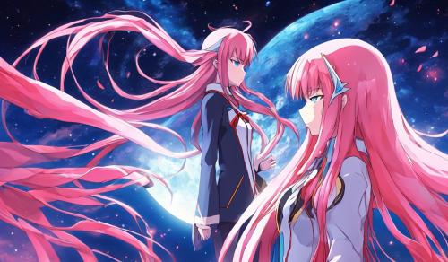 Zero Two and Moon