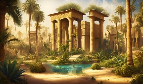 Egyptian garden of eden 