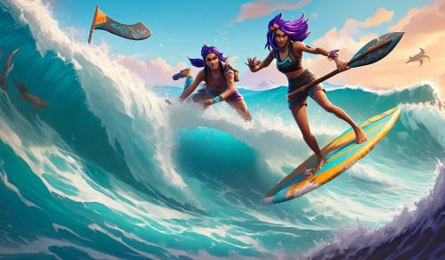 a fortnite surf witch with fncs pickaxe