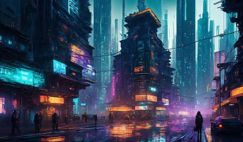 A big city cyberpunk