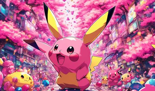 Pink pikachu