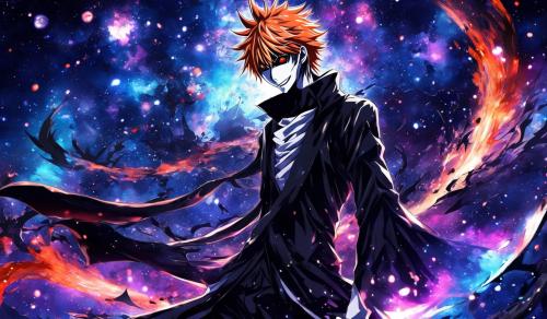 Ichigo shinigami with galaxy screen