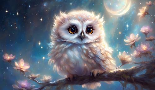 cute baby owl