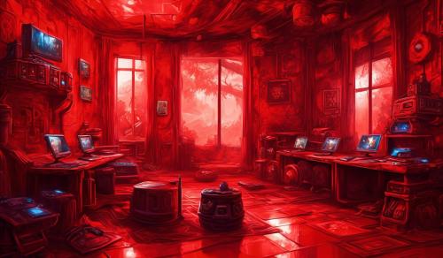 red background for gamers 