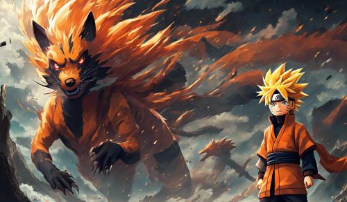 Naruto and Kyuubi