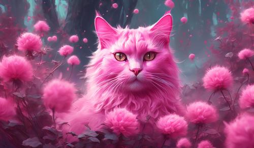 Pink cat 