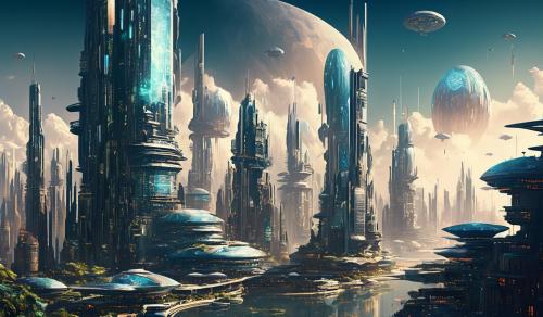 futuristic city