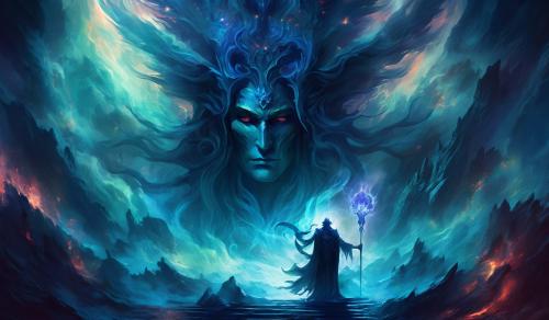 Hades the god of death and underworld