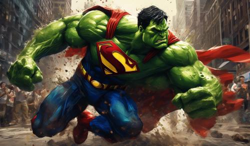 superman punch hulk