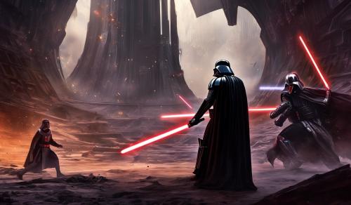 Vader vs revan en un destructor estelar