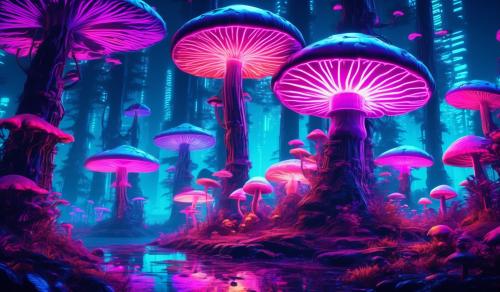 Mushroom forest