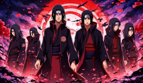 itachi con Akatsuki