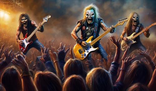 iron maiden playing a gig in Scotland