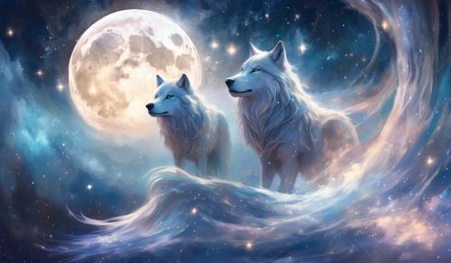 wolf moon star