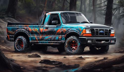 1993 Ford Ranger built by Hoonigan