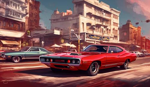 Plymouth gtx 1970 rojo