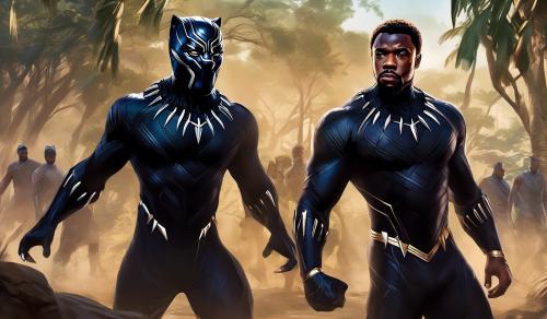 picture of black panther and super soldier