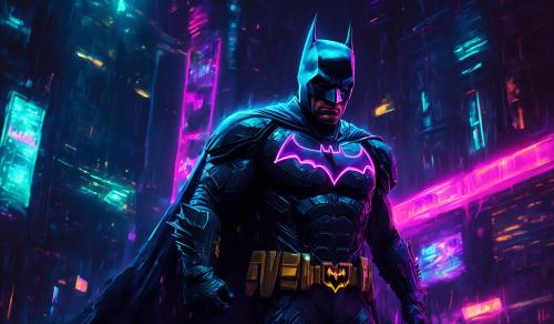 Neon batman