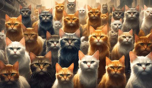 an army of super power cats