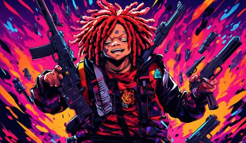 Trippie redd mad with guns